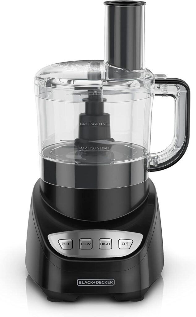 BLACK+DECKER Easy Assembly 8-Cup Food Processor