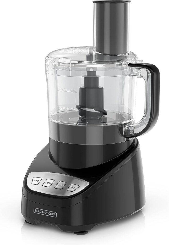 BLACK+DECKER Easy Assembly 8-Cup Food Processor