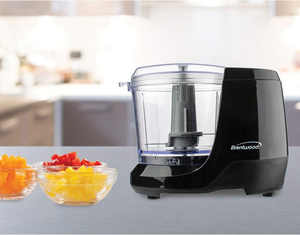 Brentwood MC-109BL Appliances 1.5-Cup Mini Food Chopper (Blue)