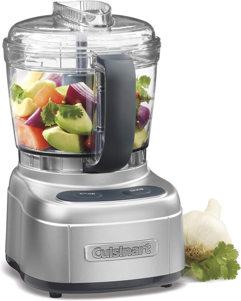 Cuisinart 8 Cup Food Processor, 350-Watt Motor, Gunmetal, FP-8GMP1