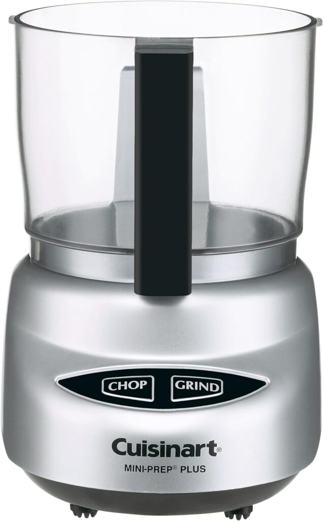 Cuisinart Food Processor, Mini-Prep 3 Cup, 24 oz, Brushed Chrome and Nickel, DLC-2ABC