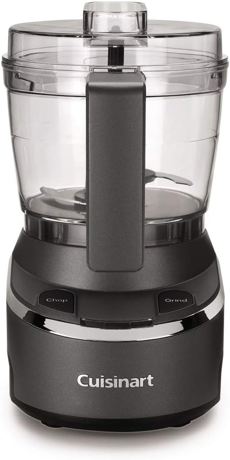 Cuisinart Mini Food Processor  Chopper, Small Stand Mixer for Vegetables, Meats  More, 4 Cup, Electric, Black, RMC-100