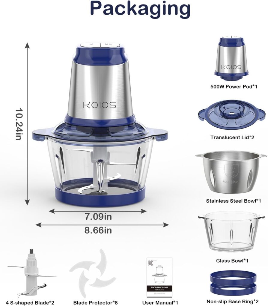 KOIOS 500W Food Processor Review