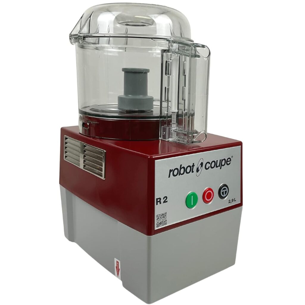 Robot Coupe R2B CLR Commercial Cutter Mixer with 3-Quart Clear Polycarbonate Bowl, 1-HP, 120-Volts