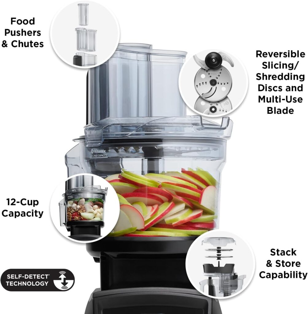 Vitamix Ascent Series A3300 SmartPrep Kitchen System, Black, 64 Fl Oz