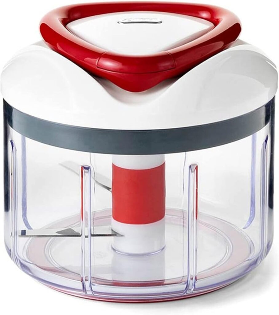 ZYLISS Easy Pull Food Chopper and Manual Food Processor - Vegetable Slicer and Dicer - Hand Held