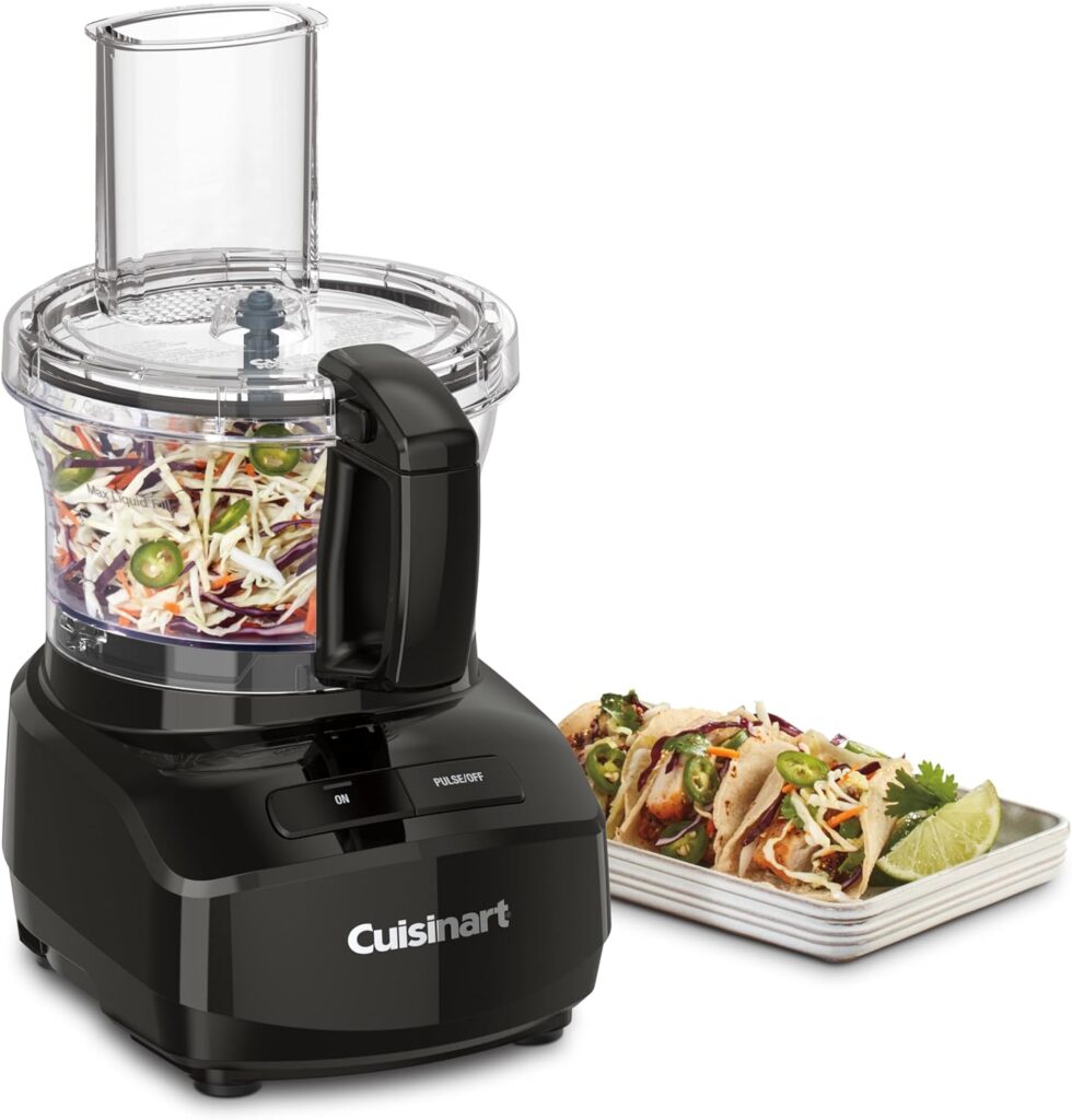 Cuisinart 7-Cup Sleek and Modern Design Food Processor with Two Easy Controls and Universal Blade for Chopping, Mixing, and Dough (Gray)