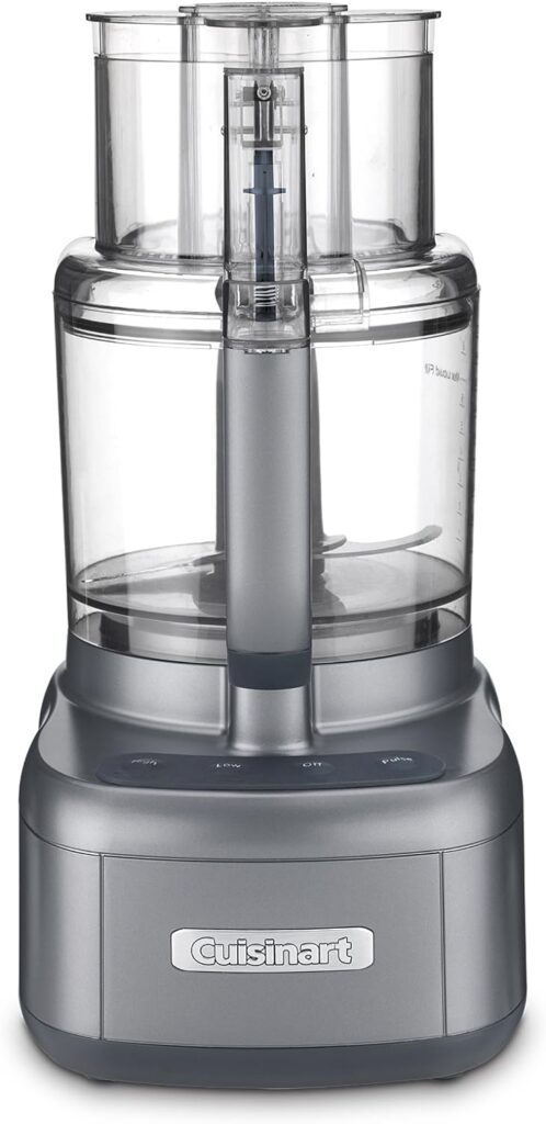 Cuisinart FP-11GMFR Food Processor, Gunmetal (Renewed)